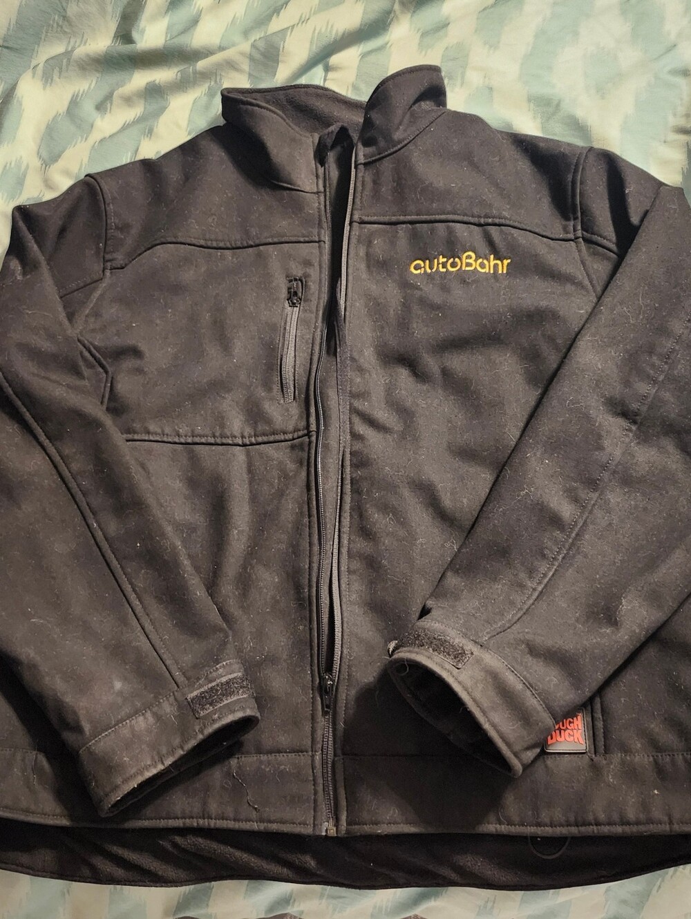 Tough Duck Black Work Coat Jacket Men's Size Large
